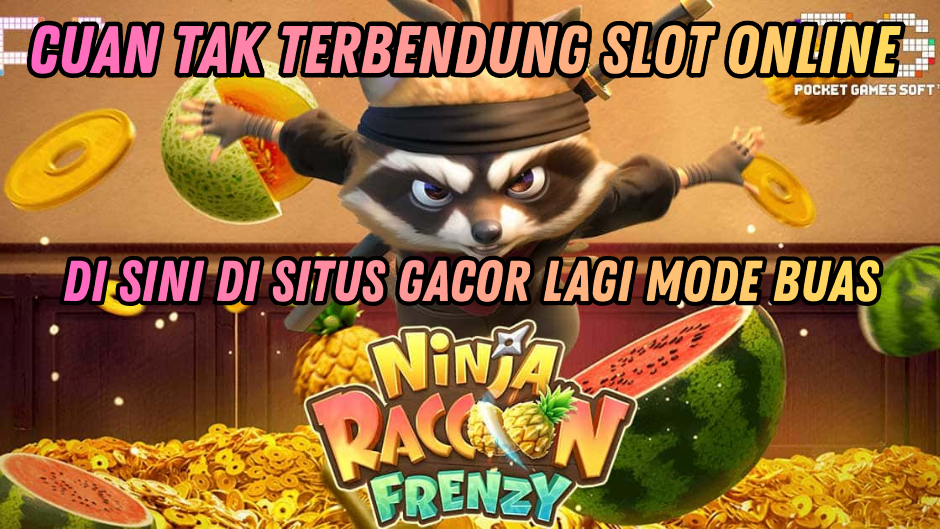 PANDUAN MENANG MAIN NINJA RACCON FRENZY TERBARU